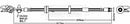 Borg & Beck Brake Hose Part No -BBH8223