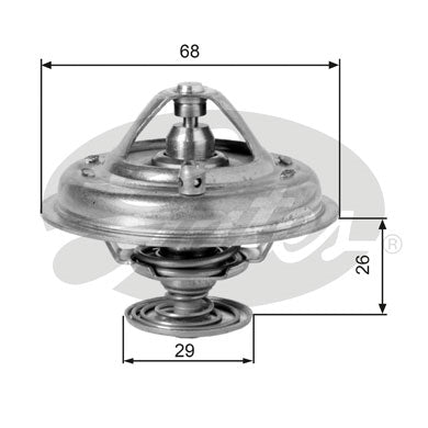 Gates Thermostat, coolant - TH10078G1