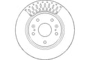 Disctech Brake Disc - Fits Suzuki - ABD3338 - Front Axle