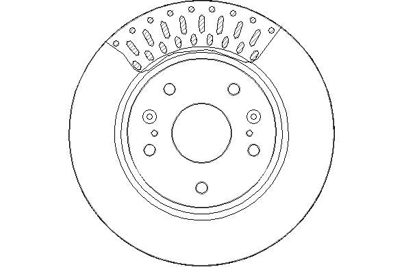 Disctech Brake Disc - Fits Suzuki - ABD3338 - Front Axle