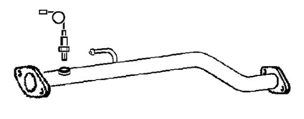 Klarius SZ166G - Centre Pipe  - Fits Suzuki GRAND VITARA II (JT, TE, TD) 1.9
