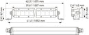HELLA 1FJ 358 196-451 LED-Spotlight - Black Magic Double Row Lightbar 7" - 12/24V - 2100lm