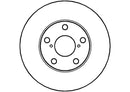 Disctech Brake Disc - Fits Suzuki, Toyota - ABD2150 - Front Axle