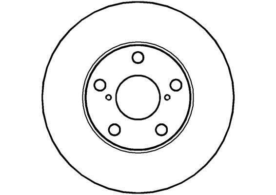Disctech Brake Disc - Fits Suzuki, Toyota - ABD2150 - Front Axle