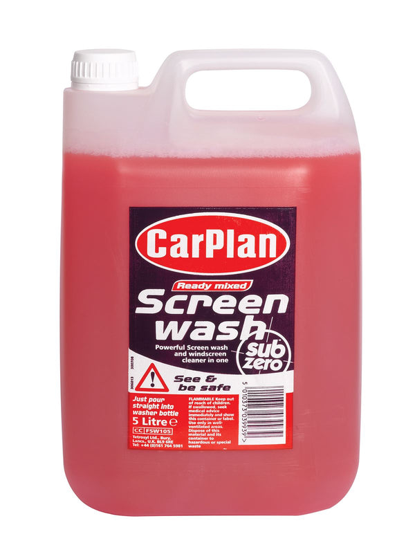 CarPlan Ready Mixed Forecourt Car Screenwash - 5L