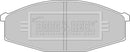 Borg & Beck Brake Pad Set -BBP1497