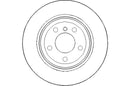Disctech Brake Disc - Fits Bmw - ABD3023 - Rear Axle