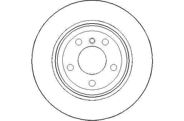 Disctech Brake Disc - Fits Bmw - ABD3023 - Rear Axle