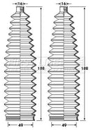 First Line Steering Gaiter Kit Part No -FSG3413