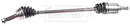 Borg & Beck Driveshaft - LH - BDS1682