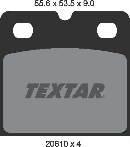 Textar Brake Pad Set - 2061005