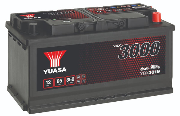 Yuasa YBX3019 - 3019 SMF Car Battery - 4 Year Warranty