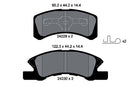 Textar Brake Pad Set - 2422901