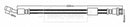 Borg & Beck Brake Hose Part No -BBH7212