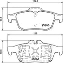 Mintex Brake Pad Set fits -Renault MDB3210 (also fits other vehicles)