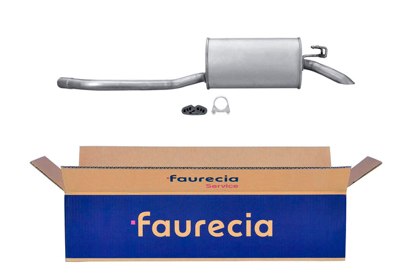 FAURECIA 8LD 366 035-071 Rear Muffler - Easy2Fit® Kit - fits SKODA FELICIA I