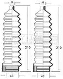 First Line Steering Gaiter Kit Part No -FSG3105