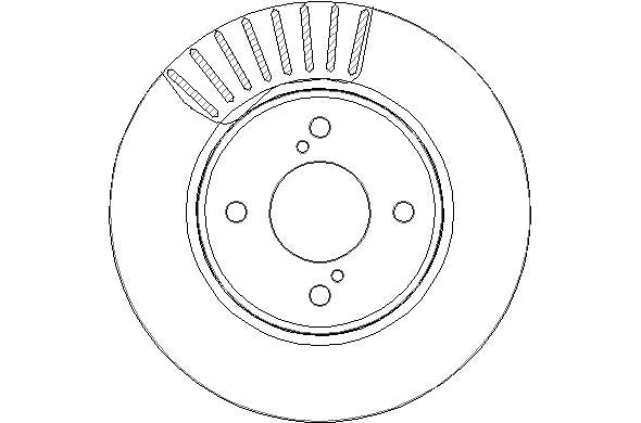 Disctech Brake Disc - Fits Alpine, Suzuki - ABD3352 - Front Axle