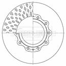Borg & Beck Brake Disc - BBD32654