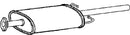 Klarius FE1041J - Box With Centre Pipe  - Fits Ford Transit 2.4TDCi