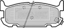 Borg & Beck Rear Brake Pad Set -BBP1936