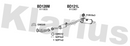 Klarius BD120M - Front Pipe  - Fits Bedford Rascal 1.0