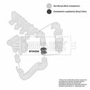 Borg & Beck Turbo Hose Part No -BTH1256