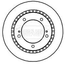 Borg & Beck Brake Disc Pair Part No -BBD4688
