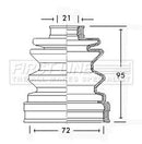 First Line Cv Joint Boot Kit Part No -FCB2546