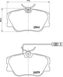 Mintex Brake Pad Set fits -MercedesBenz MDB1437 (also fits other vehicles)