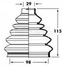 Borg & Beck Cv Joint Boot Kit Part No -BCB2354
