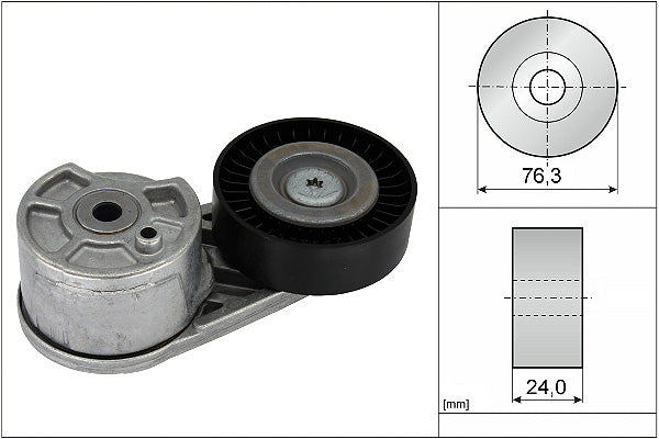 INA Tensioner Lever - V-Ribbed Belt - Part No - 534072510