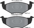 Textar Brake Pad Set - 2567101