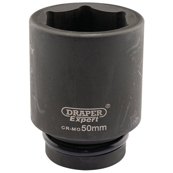 Expert HI-TORQ 6 Point Deep Impact Socket, 1" Sq Dr, 50mm