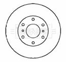 Borg & Beck Brake Disc Pair Part No -BBD4357