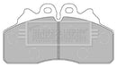 Borg & Beck Rear Brake Pad Set -BBP2435