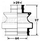 First Line Cv Joint Boot Kit Part No -FCB2910