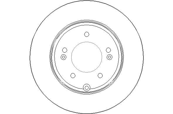 Disctech Brake Disc - Fits Bmw, Hyundai - ABD2996 - Rear Axle