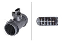 HELLA 8ET 358 095-081 Air Mass Sensor - 4-pin connector - Pipe-neck