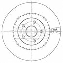 Borg & Beck Brake Disc Single Part No -BBD6164S