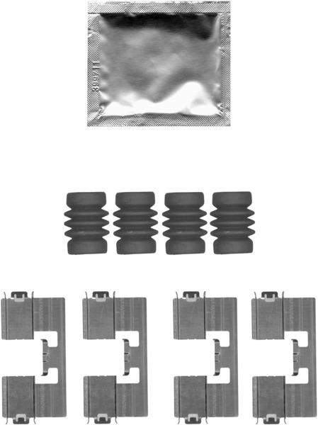 Mintex Brake Fitting Kit fits -Chevrolet Opel Vauxhall MBA1818 (also fits other vehicles)