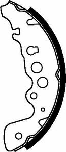 Mintex Brake Shoes fits -Suzuki MFR464 (also fits other vehicles)