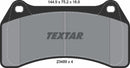 Textar Brake Pad Set - 2348901