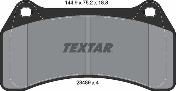 Textar Brake Pad Set - 2348901