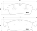 Brembo Brake Pad Set - P50109