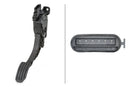 HELLA 6PV 009 949-721 Sensor, accelerator pedal position - for left-hand drive vehicles - 6-pin connec