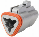 HELLA 8JA 201 021-811 Plug Housing - 3-pin connector