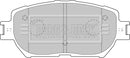 Borg & Beck Front Brake Pad Set -BBP1833