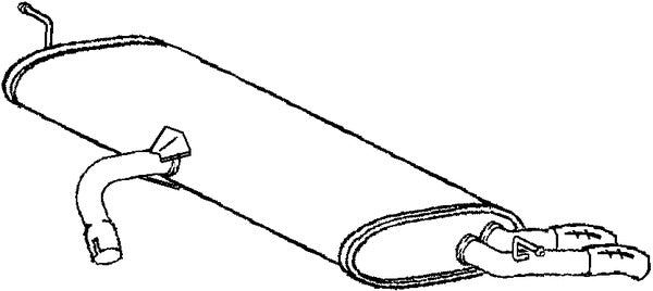 Klarius VW652C - Box With Tail Pipe