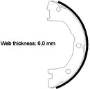 Mintex Brake Shoes fits -Iveco MFR729 (also fits other vehicles)